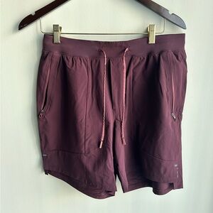Lululemon Men's 7” Burgundy Shorts